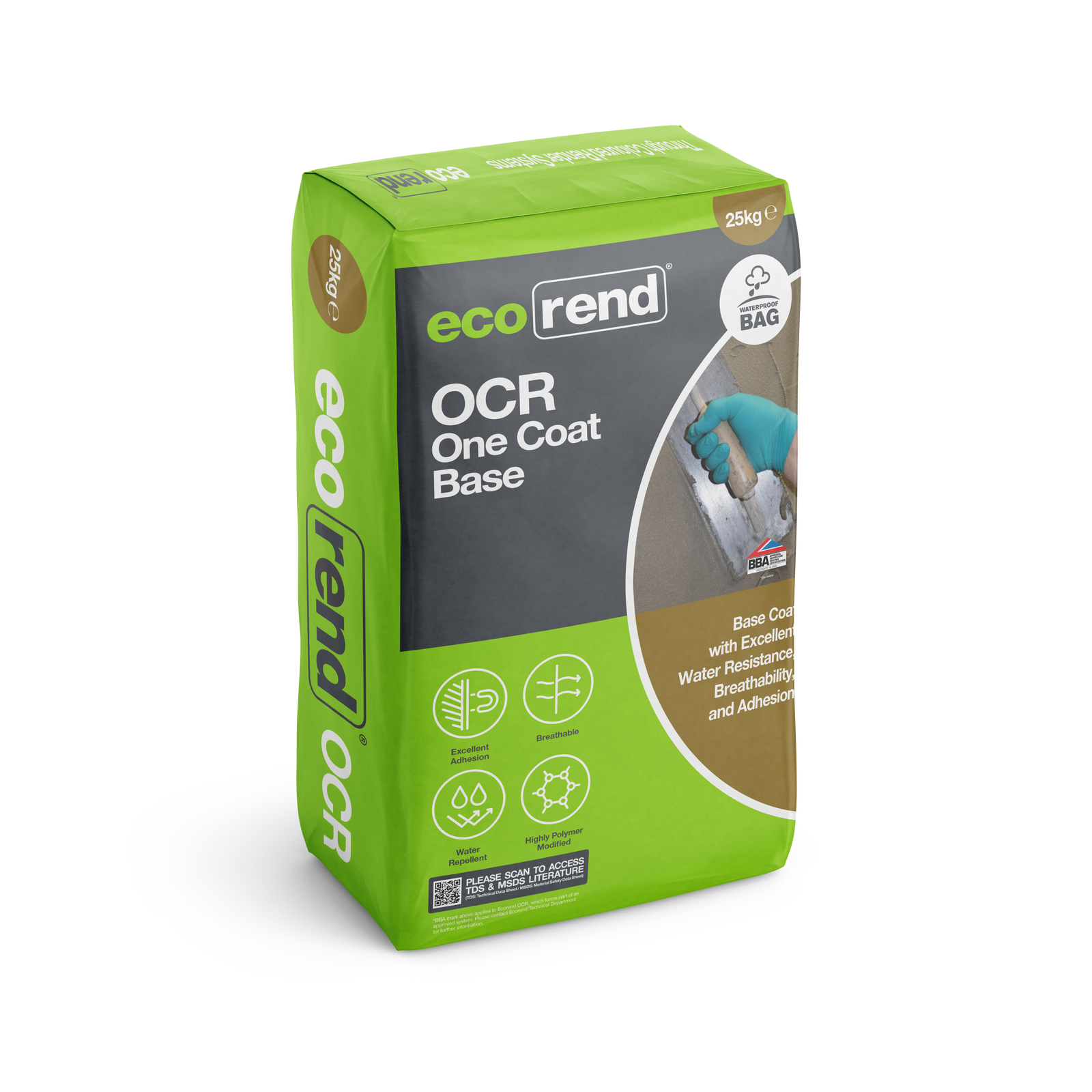 Ocr Rendered Wall OCR One Coat Render from Specialist Render Supplies