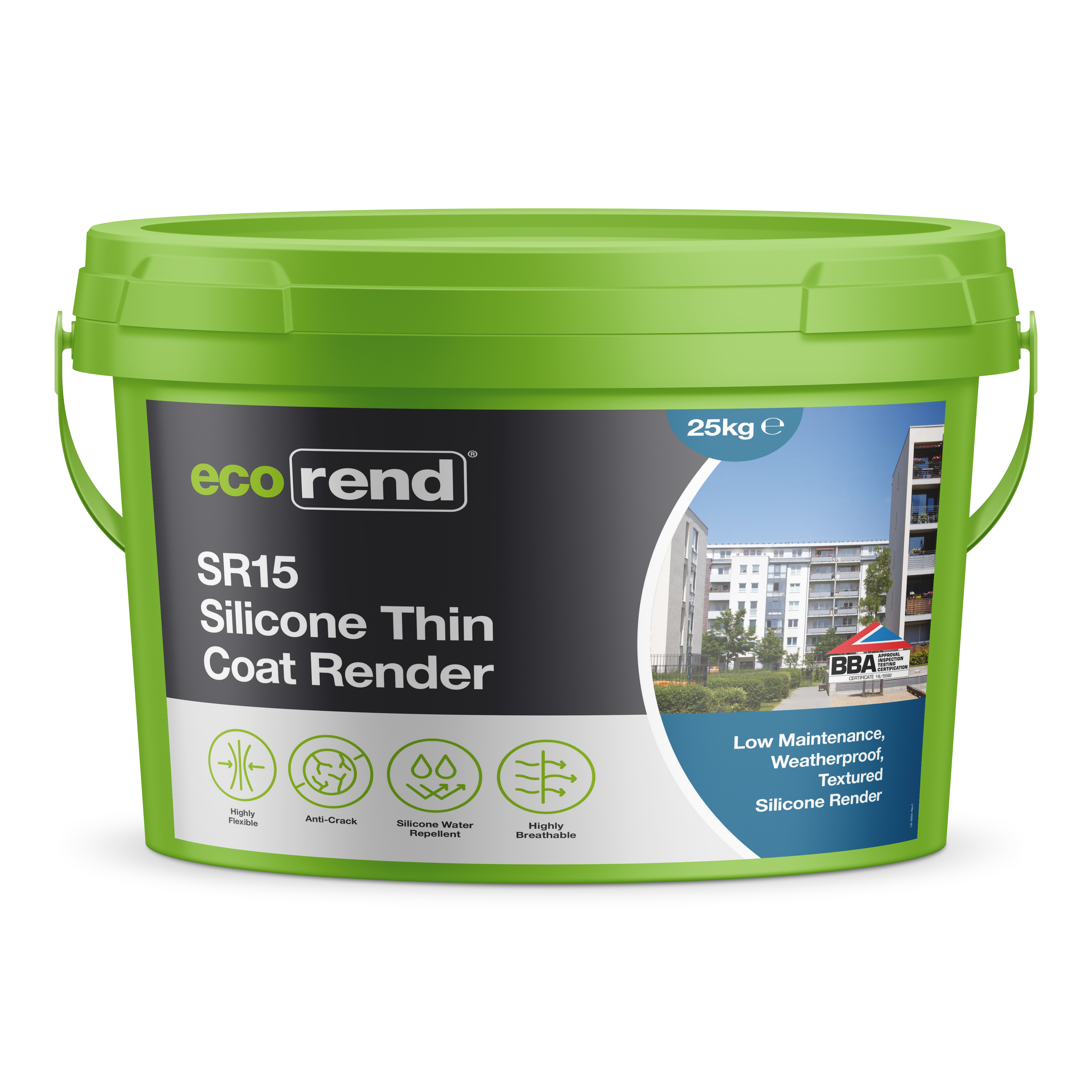 SR15 Silicone Thin Coat Render