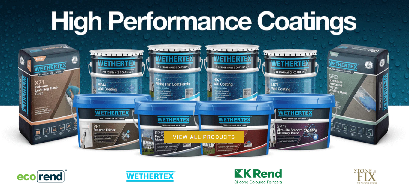 Ecorend Render Systems & Wethertex Paint & Exterior Wall Coatings